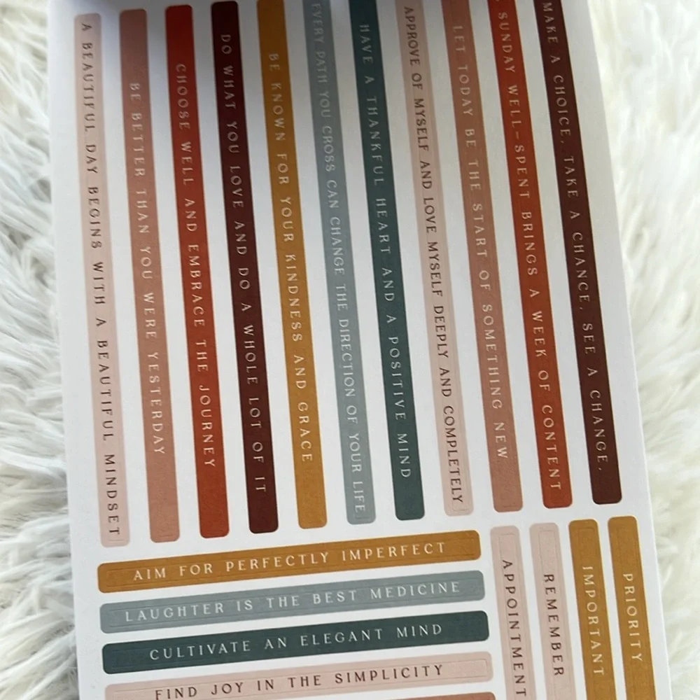 Happy Planner Classic Sticker Sheets - Softly modern 746